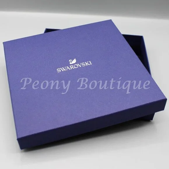 Swarovski 5493404 Nice feather crystal necklace jewelry elegant fashion silver